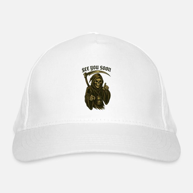 Old School Mäher – BIS BALD Bio-Baseballkappe