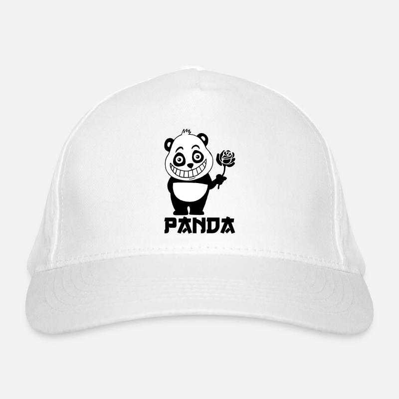 Cute Panda Organic Baseball Cap