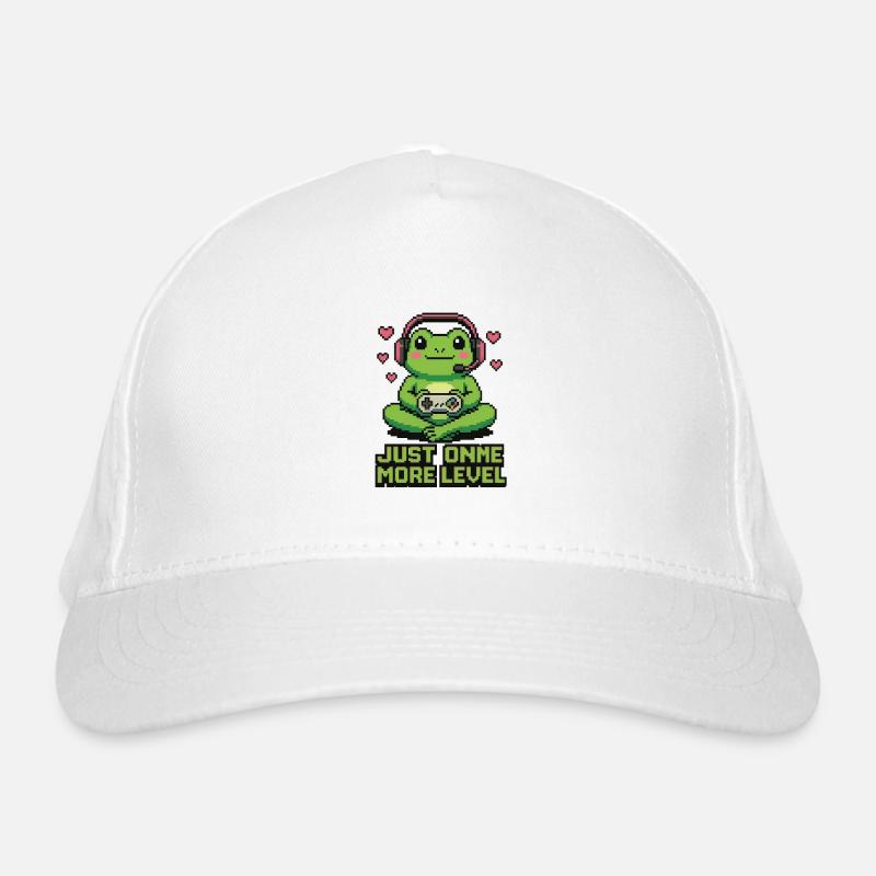 Grenouille pixel Casquette classique bio
