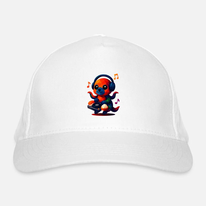 WPAP Polygon Kawaii Style Animaux Bébé Pieuvre Casquette classique bio