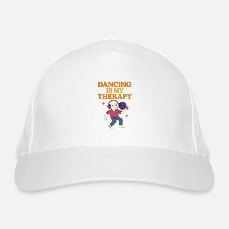 Dancing Therapy Illustration Organic Baseball Cap