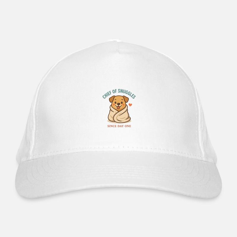 Dog with heart Organic Baseball Cap
