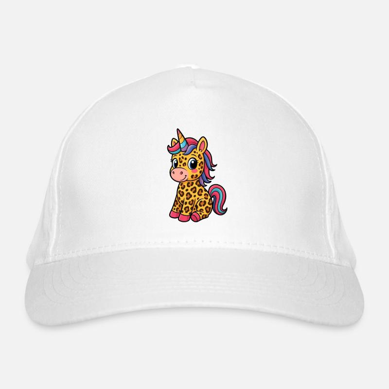Licorne léopard - Conception de dessin animé mignon Casquette classique bio