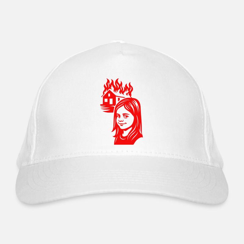 Mème de la maison en feu Casquette classique bio