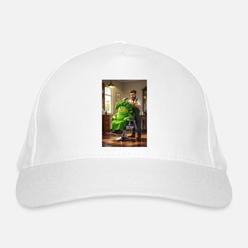 Broccoli Chef Makeover Illustration Casquette classique bio