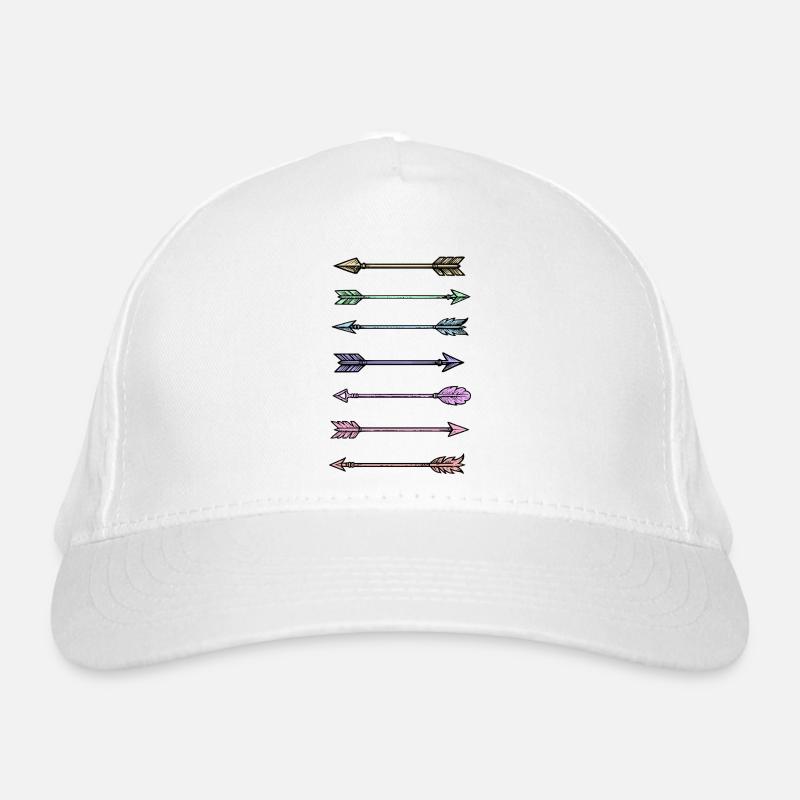 Conception de flèches colorées Casquette classique bio