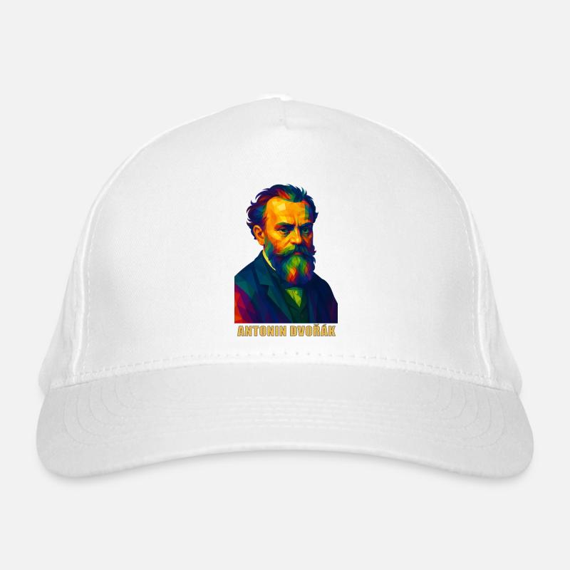 Portrait expressionniste d'Antonin Dvořák Casquette classique bio