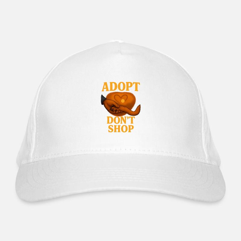Einfühlsames Katzenadoptionsdesign Bio-Baseballkappe