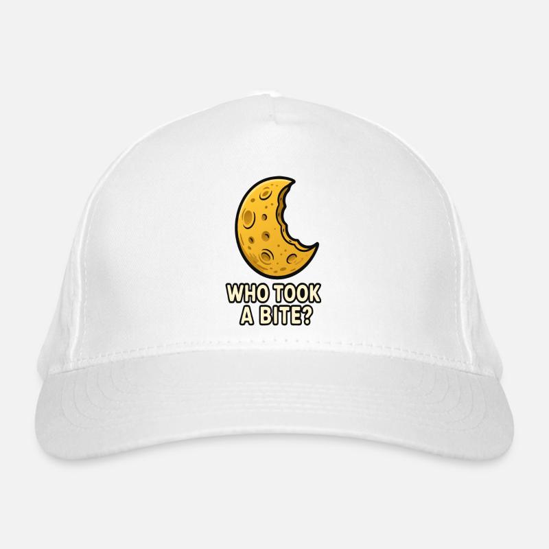 Voleur de biscuits de lune : Qui a pris une bouchée ? Casquette classique bio