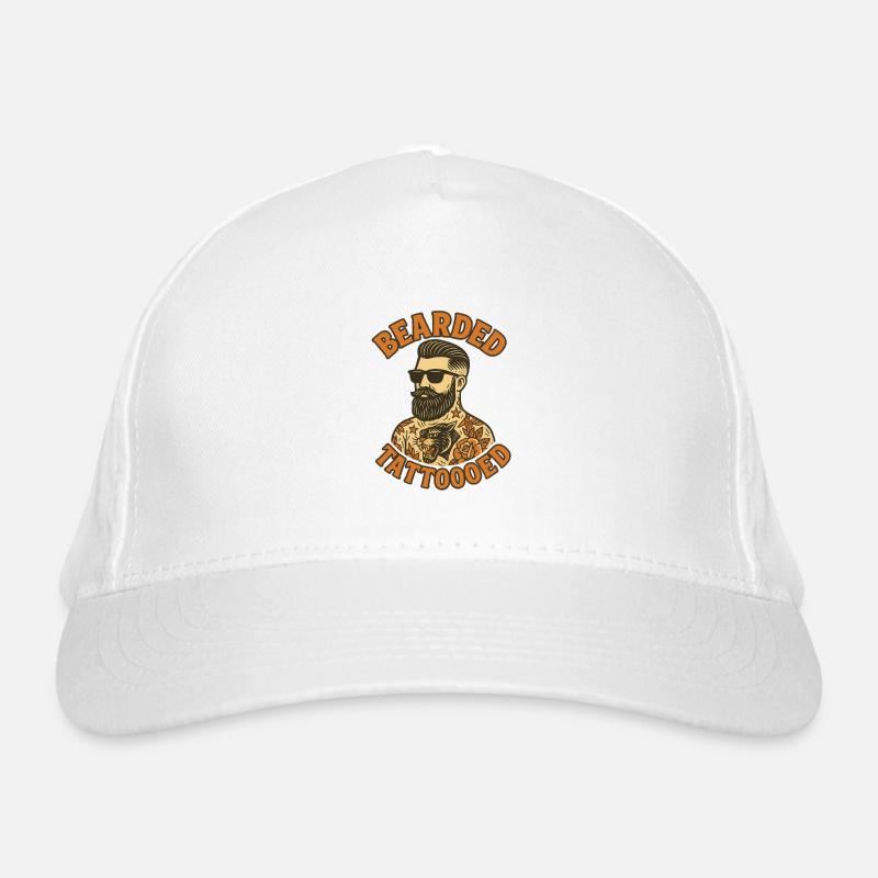 Bearded and Tattooed Organic Baseball Cap