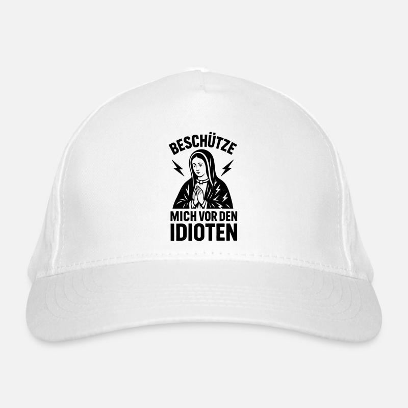 Funshirt Protégez-moi des idiots Casquette classique bio