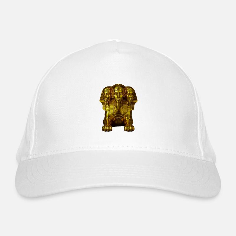 Goldene Dreiköpfige Sphinx Bio-Baseballkappe