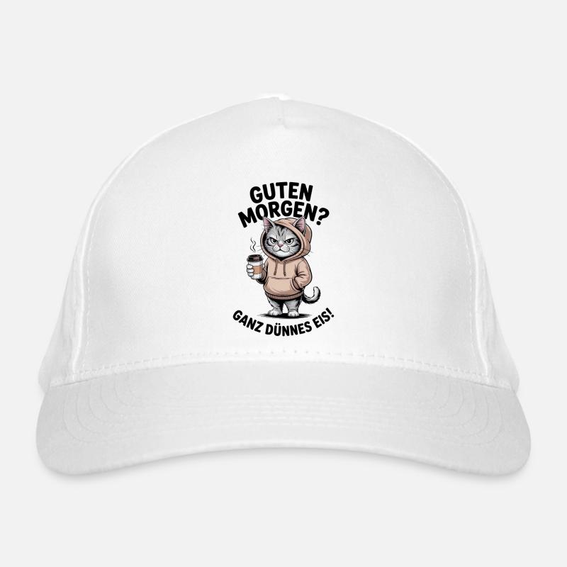 Sweat à capuche du matin Café des chats Casquette classique bio