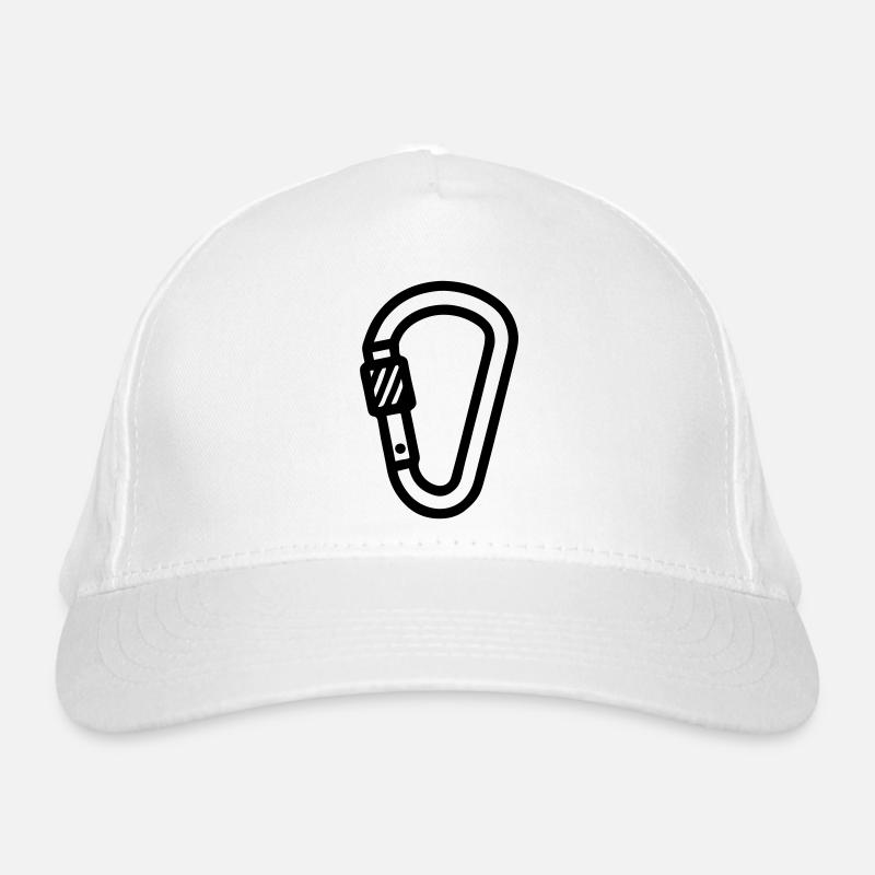 Carabiner Symbol Climbing Organic Baseball Cap
