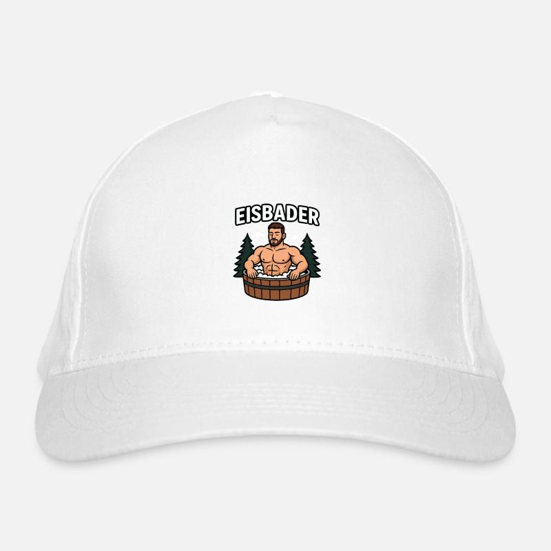 Eisbader im Waldbad Organic Baseball Cap