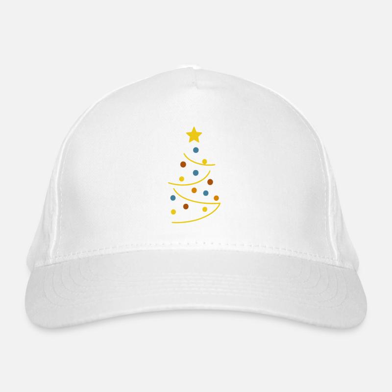 Arbre de Noël coloré et graphique Casquette classique bio