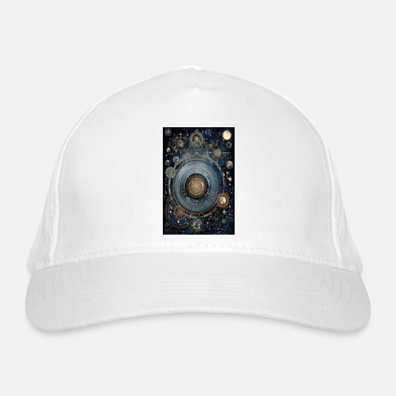 Cosmic Gearwork Clock Nebula Organic Baseball Cap