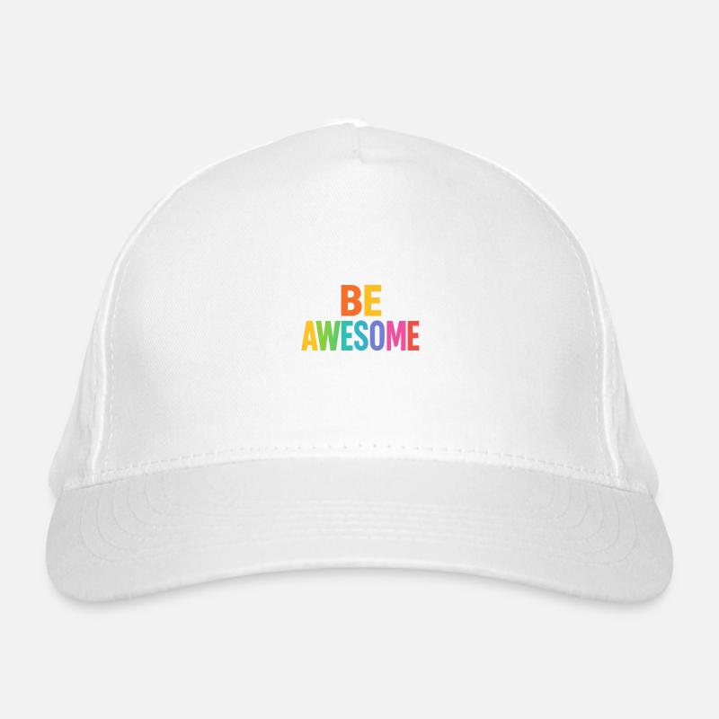 Be Awesome Regenbogen Boost Bio-Baseballkappe