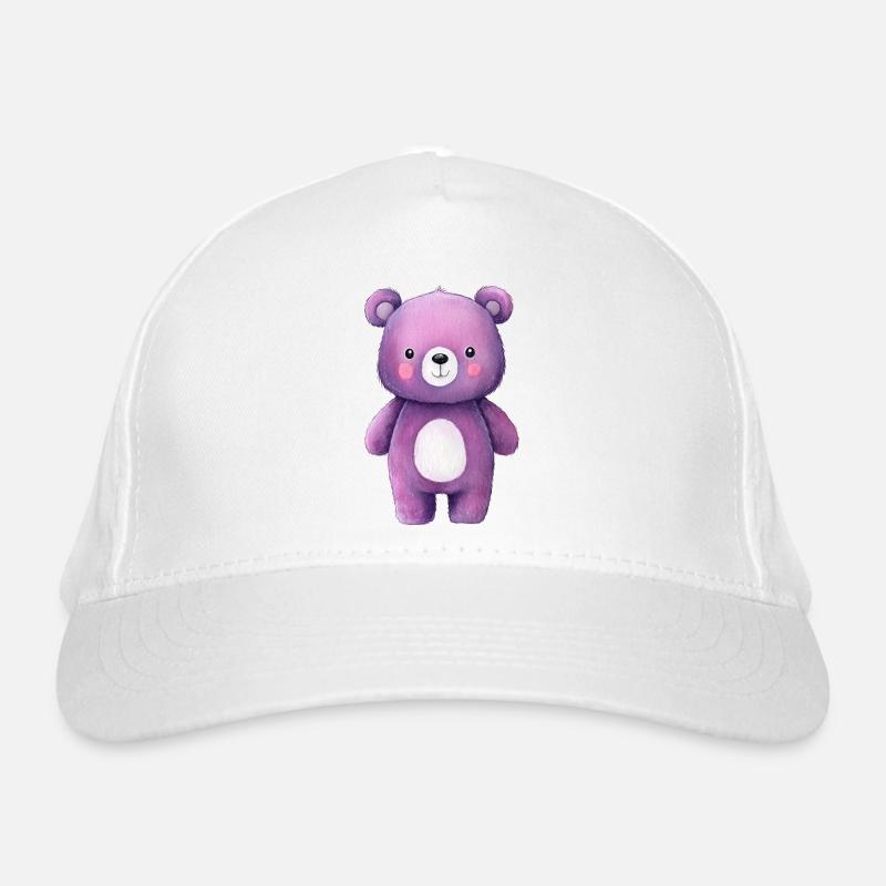 Ourson en Peluche – Univers Bébé Plein de Douceur Casquette classique bio