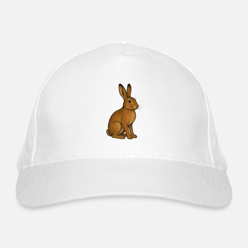 Brown hare Organic Baseball Cap