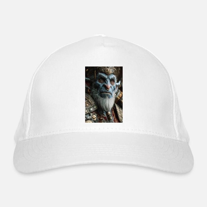 Roi Orc en armure ornée Casquette classique bio