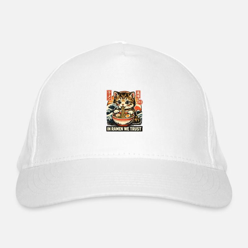 Ramen Cat Organic Baseball Cap