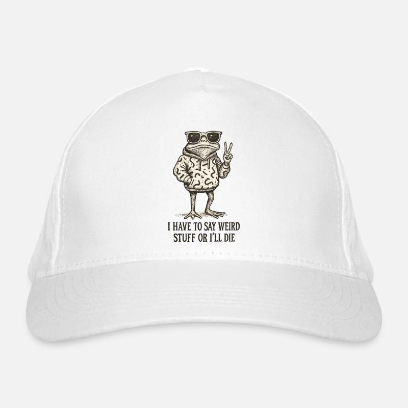 Frosch Spruch Meme Humor Lustig Geschenkidee Bio-Baseballkappe