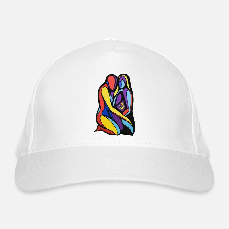 Étreinte de maternité colorée Casquette classique bio