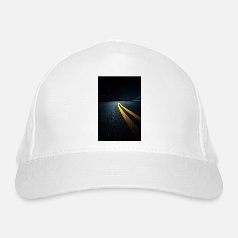 Midnight Highway Perspective Organic Baseball Cap