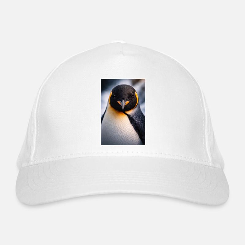 Penguin Gros Plan avec Contraste de Couleur Casquette classique bio