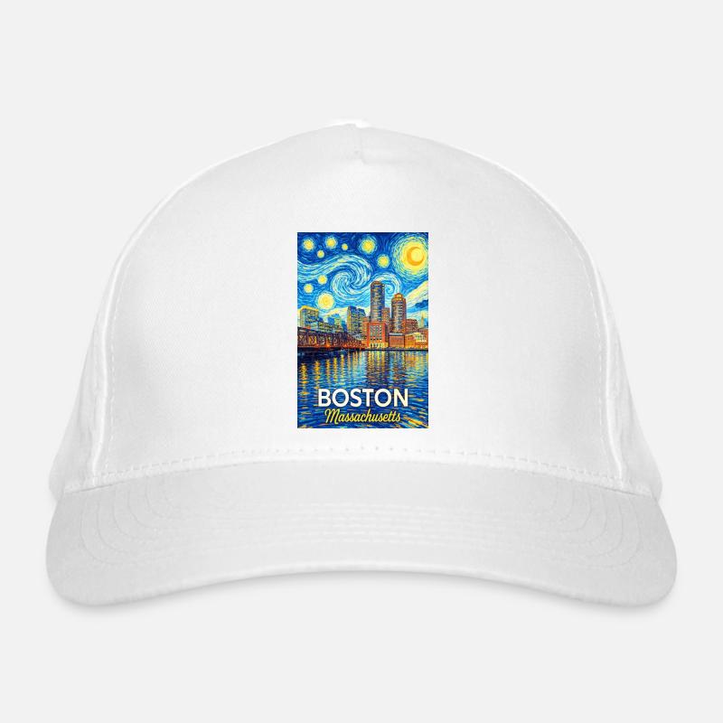 Boston, Massachusetts Organic Baseball Cap