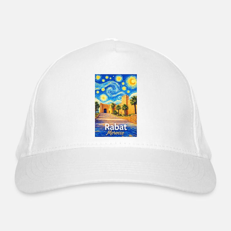 Rabat Morocco Starry Night Bio-Baseballkappe