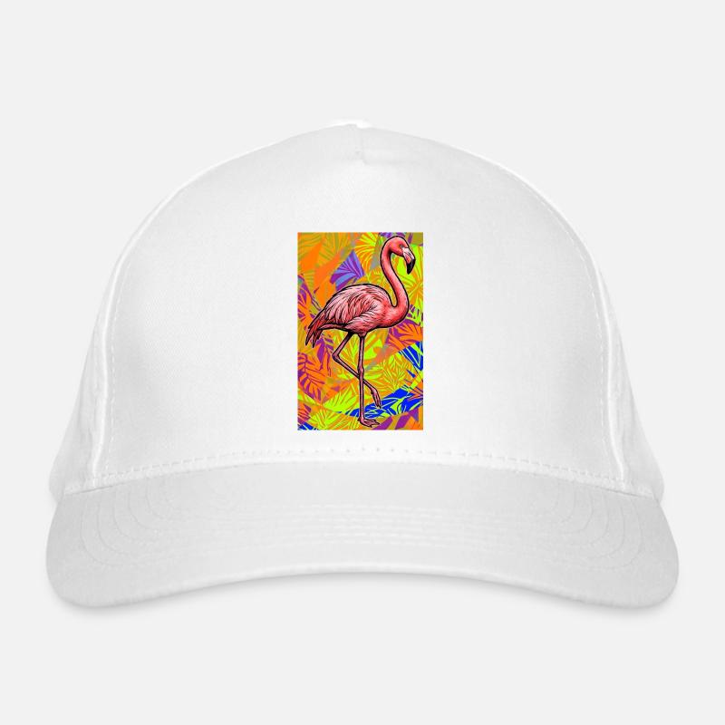 flamingo Organic Baseball Cap