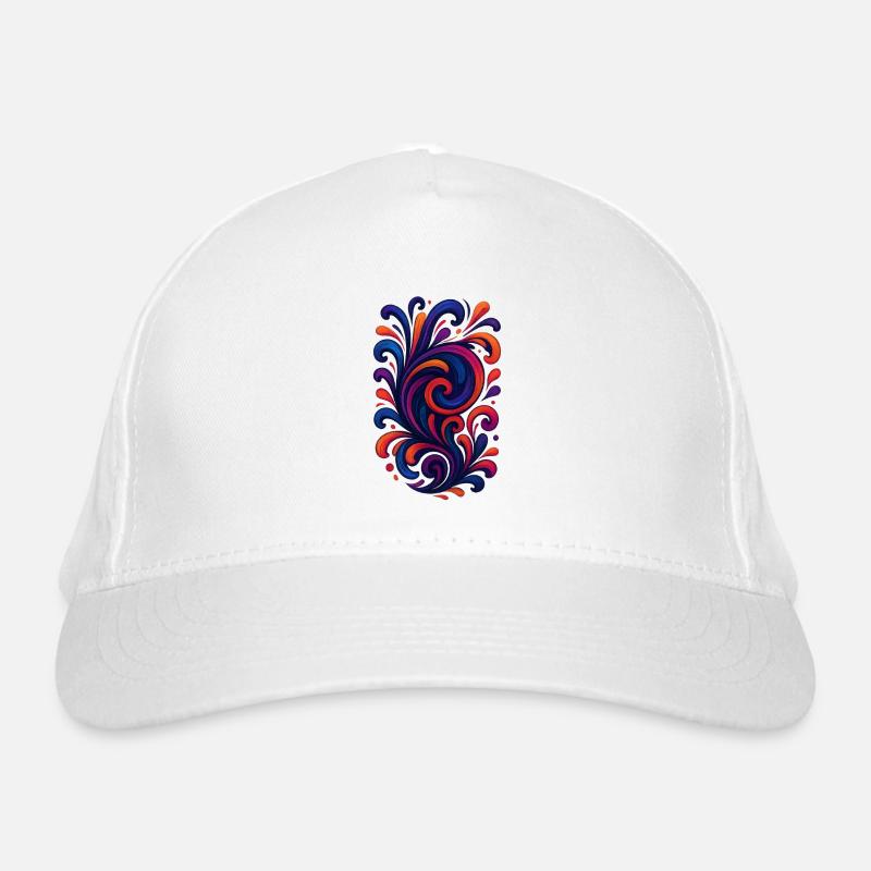 Tourbillon coloré Casquette classique bio