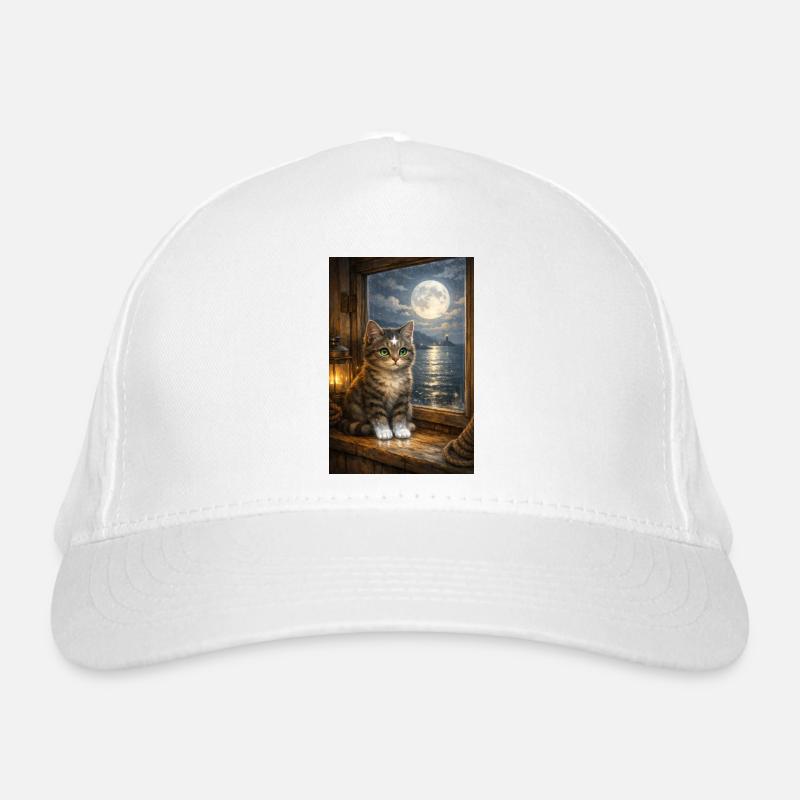 Mondscheinpfoten_ Bio-Baseballkappe