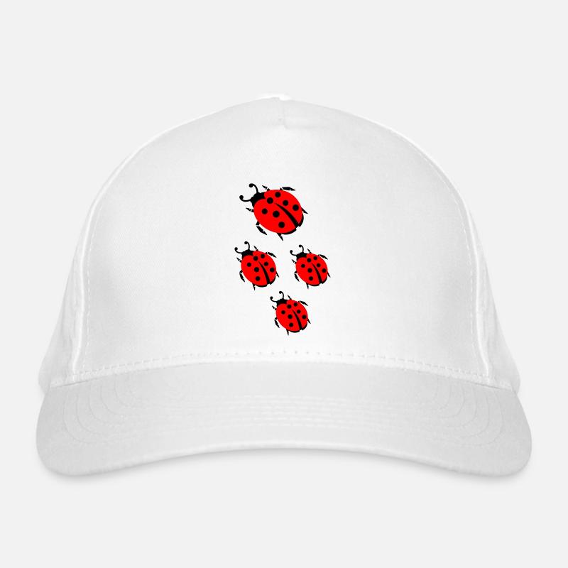 ladybug marienkaefer Organic Baseball Cap