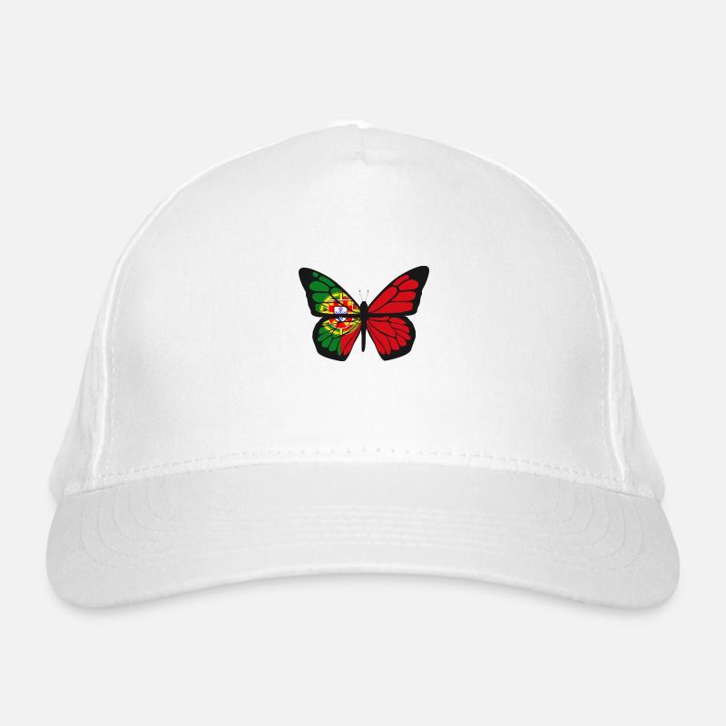 Drapeau du Portugal Utilisé Drapeau portugais Casquette classique bio