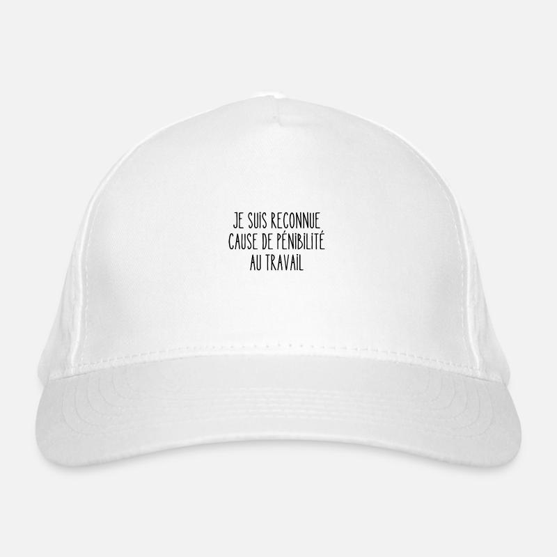 pénibilité au travail Casquette classique bio