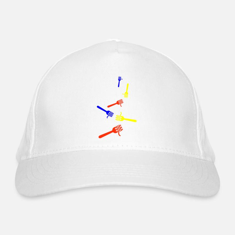 Spaghetti symbol Organic Baseball Cap