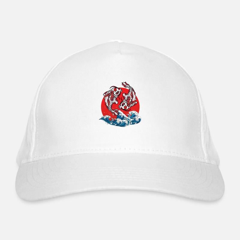 Koi Fish Organic Baseball Cap