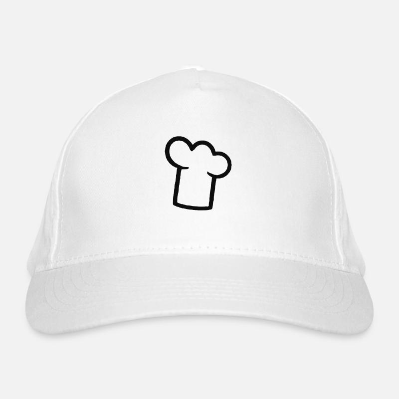 toque de cuisinier - Casquette classique bio - blanc