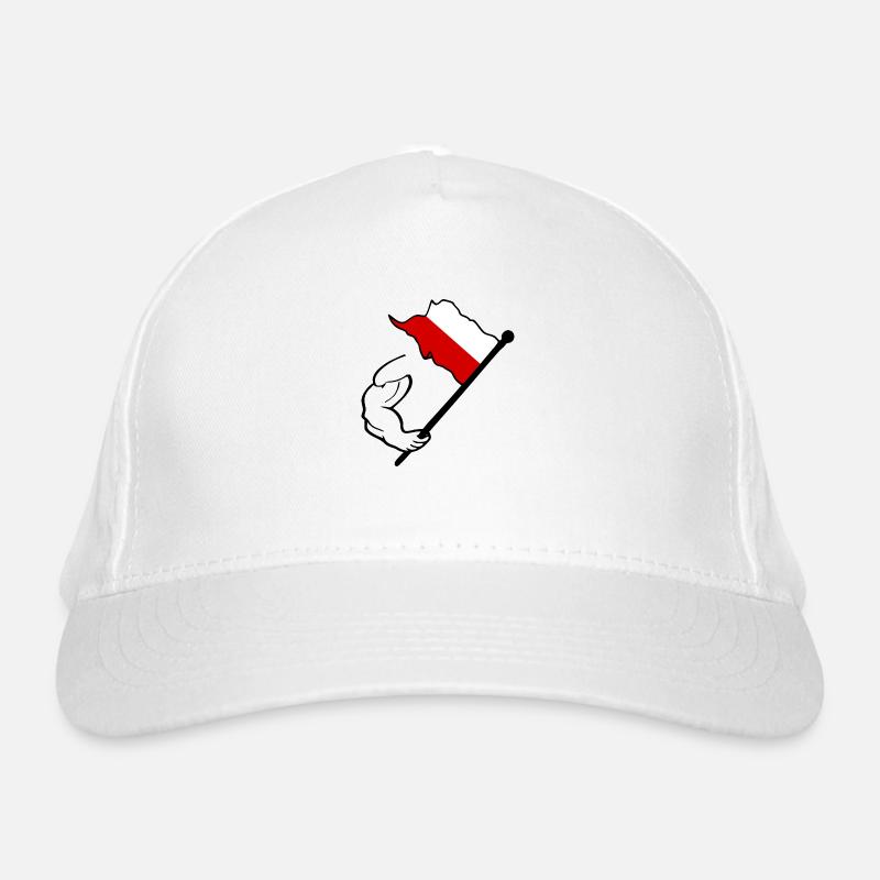 Polish flag Organic Baseball Cap
