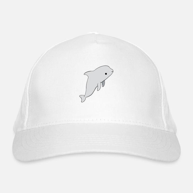 Adorable Dolphin Organic Baseball Cap