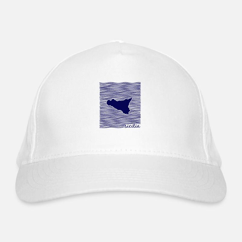 Sicile, Italie, Méditerranée Casquette classique bio