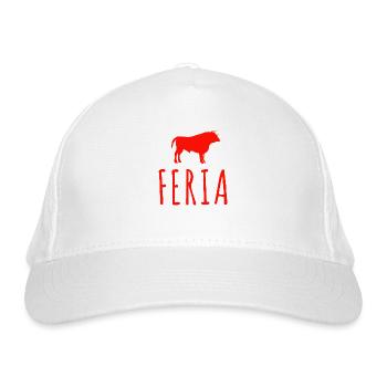 Feria taureau fête en féria - Casquette classique bio - blanc - Devant