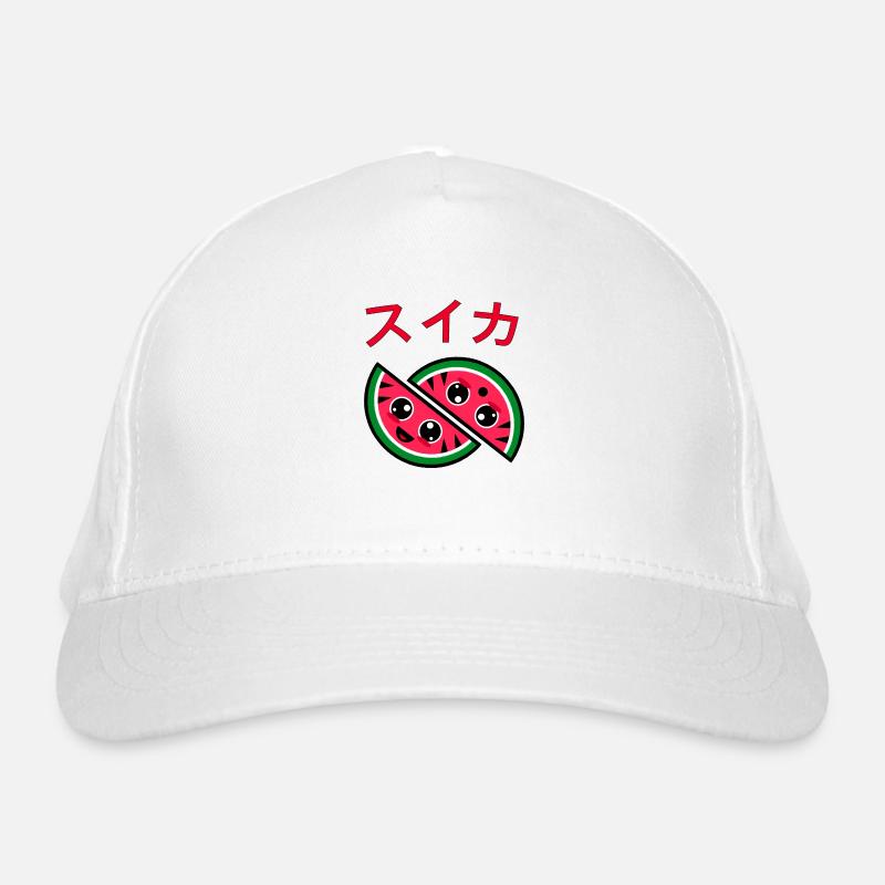 Cute suika watermelon Organic Baseball Cap
