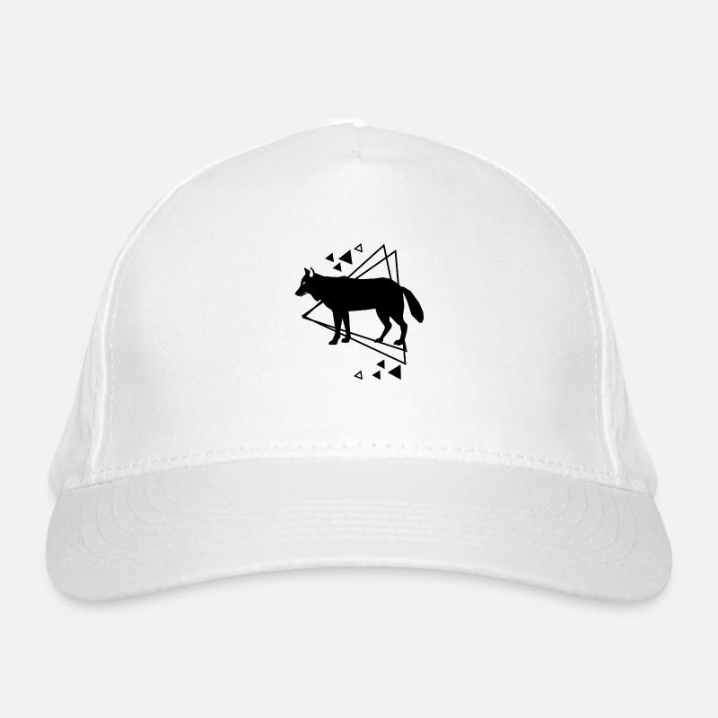 Wolf - Tierfreund Naturschutz Bio-Baseballkappe