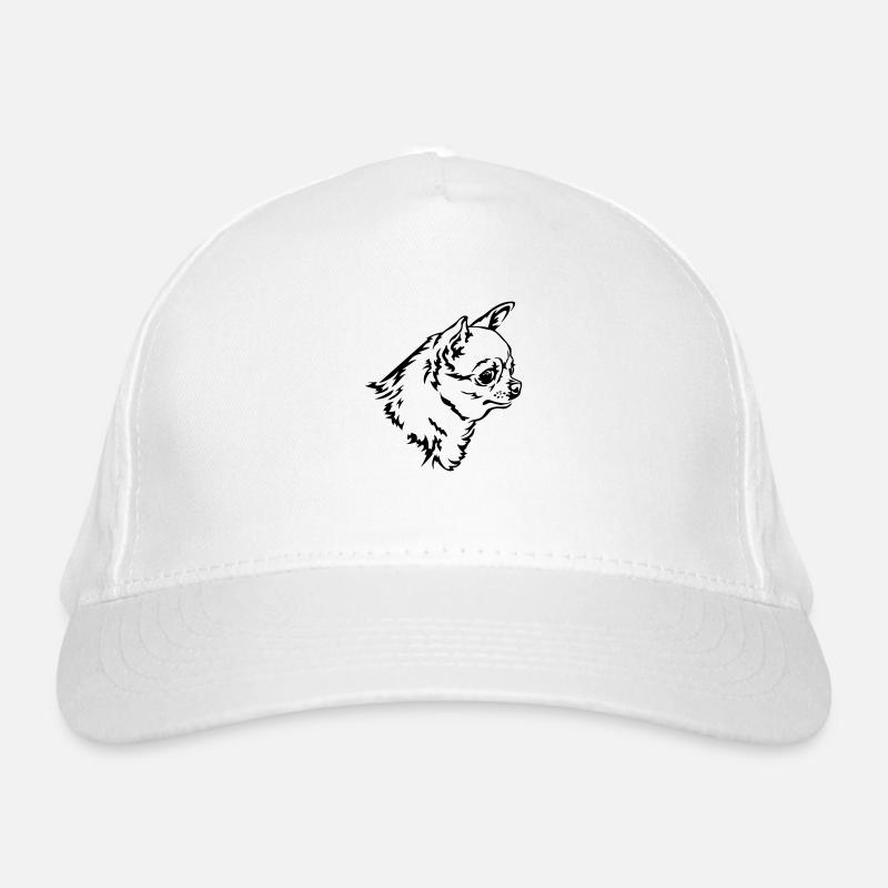 Chihuahua Head Organic Baseball Cap