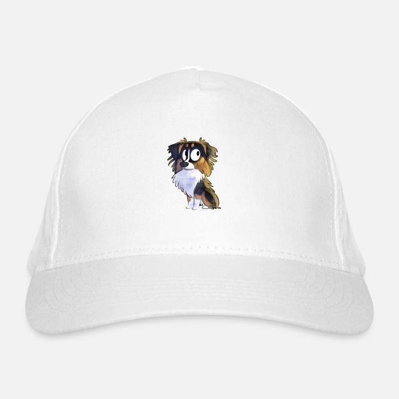 Chibi Berger Australien - Noir Tricolore Casquette classique bio