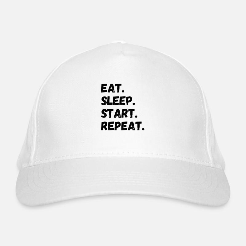 Manger Dormir Commencer à répéter Casquette classique bio